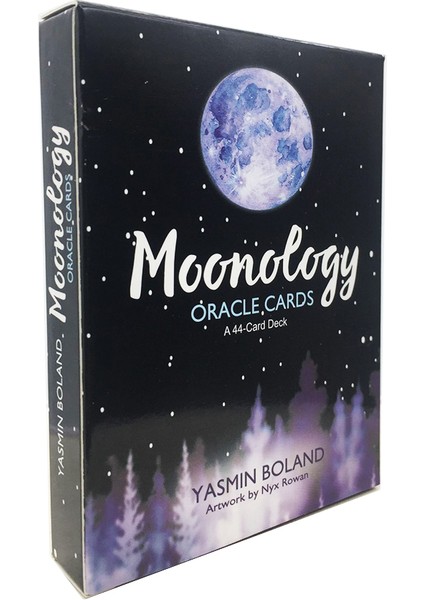 Bordo Tarzı 44 Kart Moonology Oracle Kart Oyunları Ingilizce Versiyonu Aile Tatili Parti Masa Oyunu Kehanet Kader Tarot Kartları (Yurt Dışından)