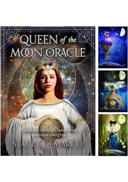 Masa Örtüsü Tarzı Sıcak Satış Ayın Kraliçesi Oracle Kartları Masa Oyunları Tarot Kartları (Yurt Dışından)