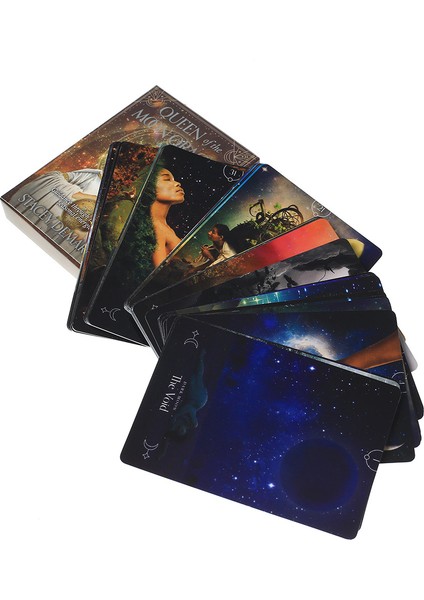 Masa Örtüsü Tarzı Sıcak Satış Ayın Kraliçesi Oracle Kartları Masa Oyunları Tarot Kartları (Yurt Dışından)