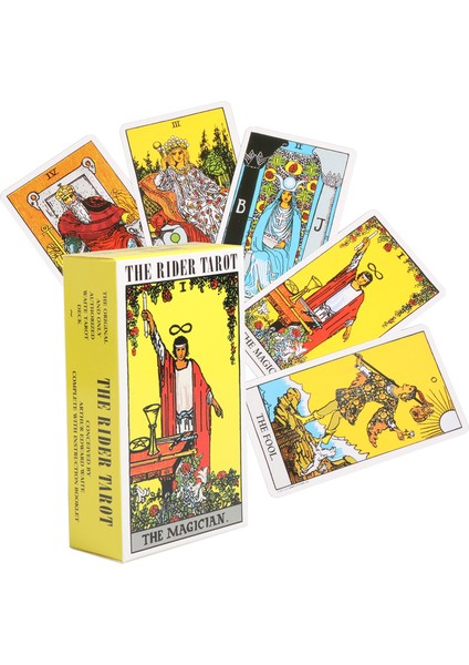 No.16 Tarzı Tarot Divine Classic Divination Destiny Oracle Deck Del Toro Tarot Parti Masa Oyunu Solitaire Acemi Ingilizce Sürüm Pdf Kılavuzu (Yurt Dışından)