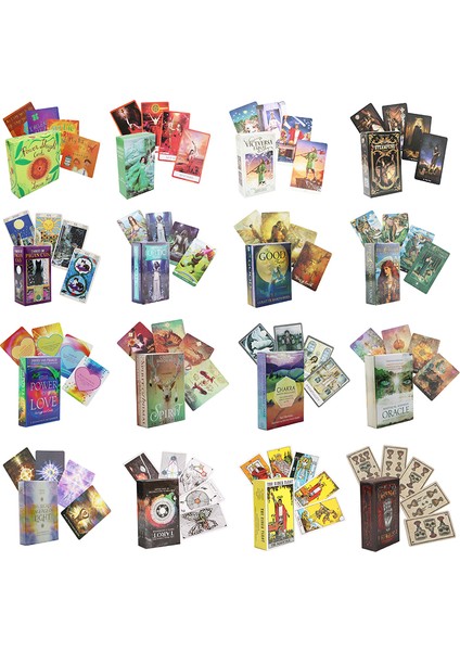 No.16 Tarzı Tarot Divine Classic Divination Destiny Oracle Deck Del Toro Tarot Parti Masa Oyunu Solitaire Acemi Ingilizce Sürüm Pdf Kılavuzu (Yurt Dışından) modelleri