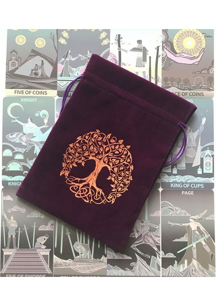 Tarot Çanta Stili 78CARD Cloisters Tarot Oracle Kartları Kader Kehanet Tahta Oyunu Tarot ve Çeşitli Tarot Seçenekleri Pdf Kılavuzu (Yurt Dışından)