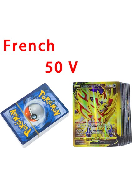Fransız 50V Stili Pokémon Pokémon 25. Yıldönümü Kutlaması Ultra Nadir Pokémon Set 42 Kart (Yurt Dışından)