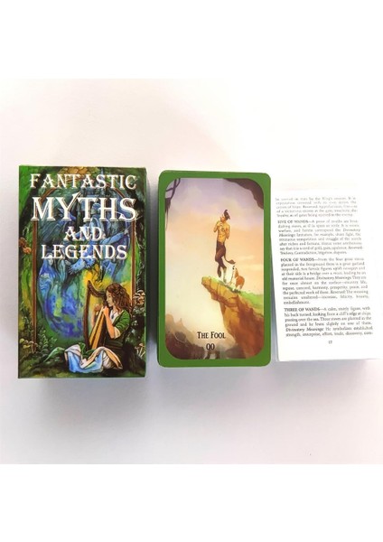 Smith Waite Tarzı Smith Bekle Fantastik Mitler ve Efsaneler Hafif Tarot Kartları Kağıt Kitapçık Talimatları Ispanyolca Ingilizce Tarot Destesi Oracle Kartları (Yurt Dışından) fırsatları