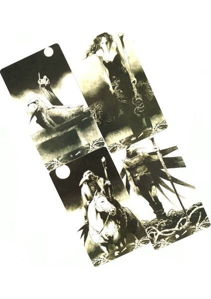 Okyanus Tarot Stili 78CARD Karga Cinayeti Tarot Deck Kader Kehanet Tahta Oyunu Için Oracle Kartı Tarot ve Çeşitli Tarot Seçenekleri (Yurt Dışından)