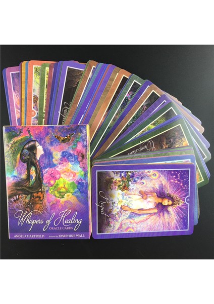 50 Adet TS90 Stili Bolluk Melekleri Oracle Kartları Güverte Tarot Kartı Tam Ingilizce Arkadaş Aile Partisi Masa Oyunu Tarot Kartları Oynama (Yurt Dışından)