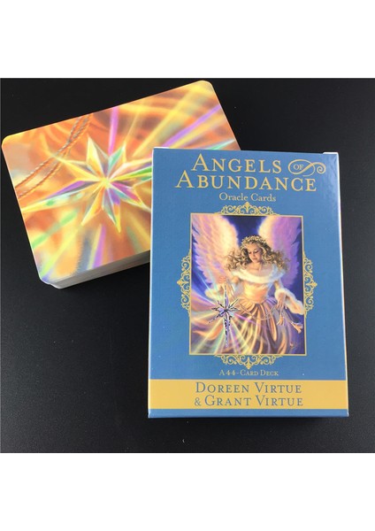 50 Adet TS90 Stili Bolluk Melekleri Oracle Kartları Güverte Tarot Kartı Tam Ingilizce Arkadaş Aile Partisi Masa Oyunu Tarot Kartları Oynama (Yurt Dışından)