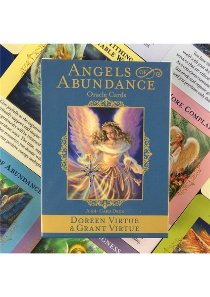 50 Adet TS90 Stili Bolluk Melekleri Oracle Kartları Güverte Tarot Kartı Tam Ingilizce Arkadaş Aile Partisi Masa Oyunu Tarot Kartları Oynama (Yurt Dışından)