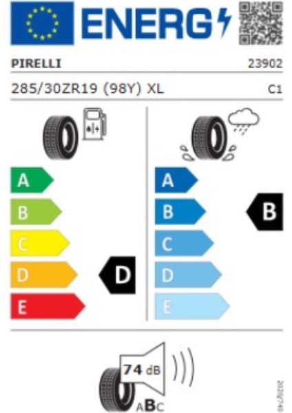 285/30R19 98Y P Zero (Mo) Xl - Yaz Lastiği (2025 Üretim)