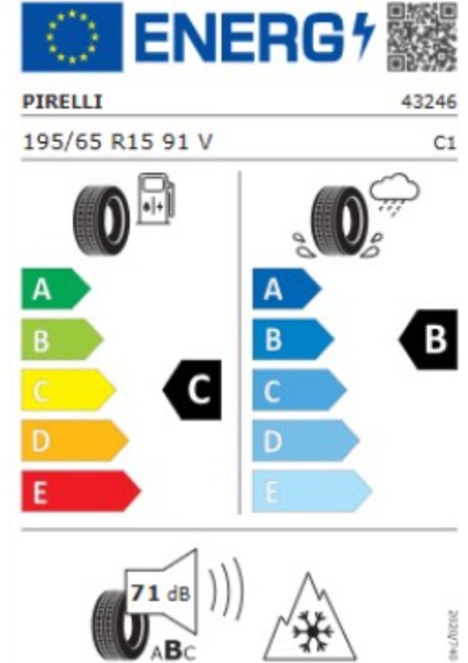 195/65R15 91V Cınturato All Season Plus PC01 - 4 Mevsim Lastiği (2025 Üretim) fiyatları