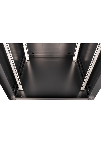 18U 19" Duvar Tipi Rack Kabinet – Genişlik: 600 mm | Derinlik: 600 mm – Siyah modelleri