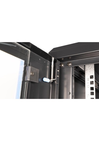 18U 19" Duvar Tipi Rack Kabinet – Genişlik: 600 mm | Derinlik: 600 mm – Siyah fırsatları