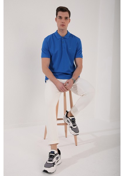 Saks Erkek Klasik Kısa Kol Dar Kesim Polo Yaka T-Shirt-87748 modelleri