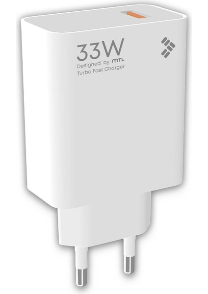 Vivo X60 Uyumlu 33W Turbo USB Şarj Seti Qc 4.0 MT1753