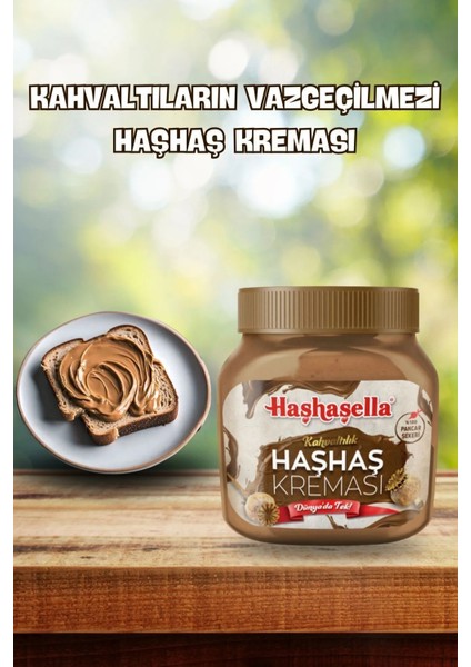 Kahvaltılık Sürülebilir Katkısız 650 gr Haşhaşella Haşhaş Kreması indirimleri
