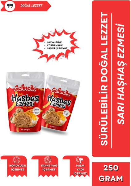 250 gr Sarı Haşhaş Ezmesi