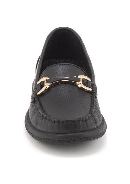 Venüs 25484103Y Kadın Hakiki Deri Krep Tabanlı Loafer Ayakkabı modelleri