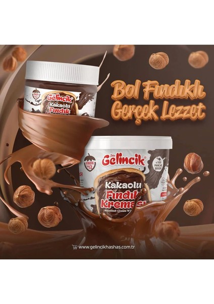 Parçacıklı Kakaolu Fındık Kreması 650 gr Pet (%25 Fındıklı)