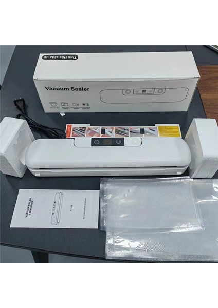 Gıda Tasarrufu Vakum Paketleme Makinesi Otomatik Ev Vakum Paketleme Makinesi 10 Adet Gıda Torbası Abd Fişi ile Paketleme Makinesi (Yurt Dışından)