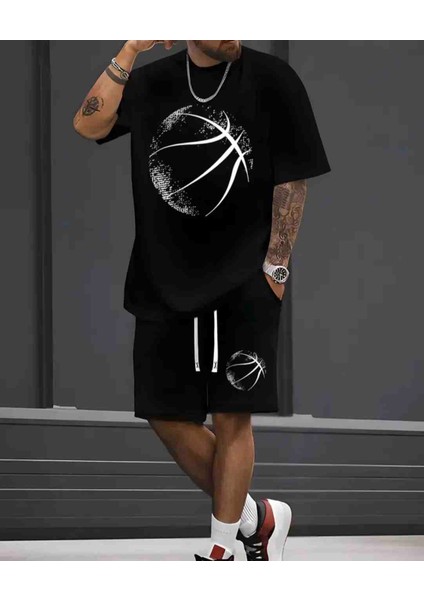 Basketbol Baskılı Özel Tasarım Oversize Tshirt