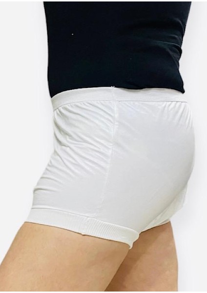 Yıkanabilir Sıvı Su Geçirmez Ribana Hasta Slip Külodu Bezi