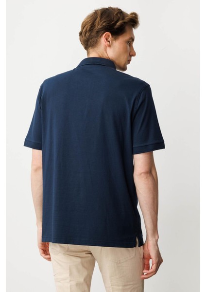 Erkek Polo Yaka T-Shirt Lacivert fırsatları