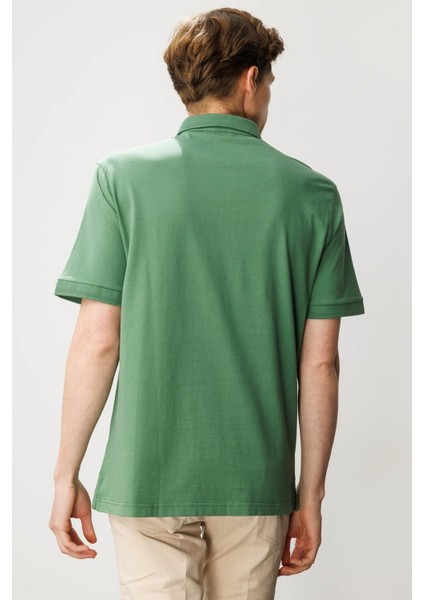 Erkek Polo Yaka T-Shirt A.yeşil modelleri