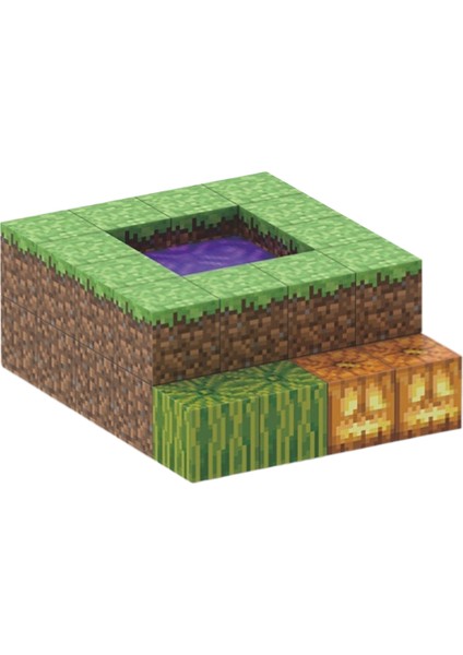 Benim Dünyam Küp Manyetik Emici Mıknatıs Hediye Puzzle Yapboz Blok Oyuncaklar (Yurt Dışından)