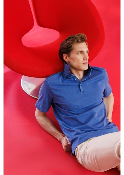 Erkek Polo Yaka T-Shirt Saks fiyatları