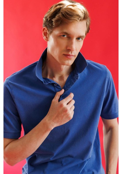 Erkek Polo Yaka T-Shirt Saks modelleri