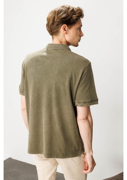 Erkek Polo Yaka T-Shirt Haki fırsatları