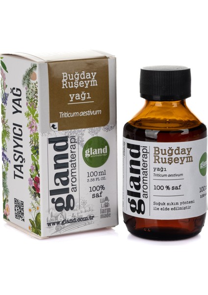 Buğday Ruşeyem(Triticum Aestivum) Yağı 100ML