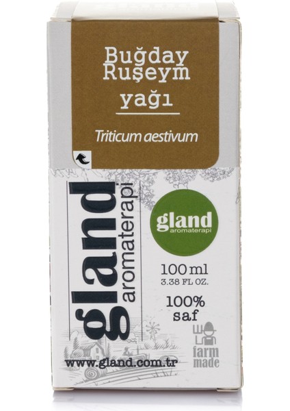 Buğday Ruşeyem(Triticum Aestivum) Yağı 100ML