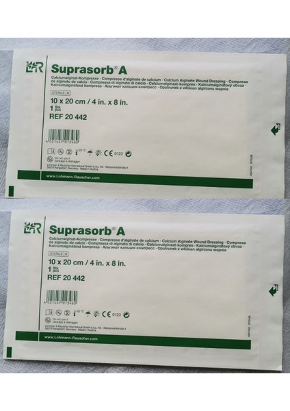 Suprasorb A 10x20cm Kalsiyum Aljinat Yara Örtüsü 2 Adet fırsatları