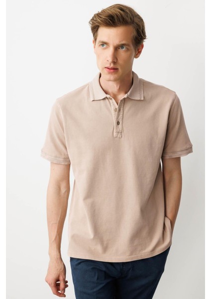 Erkek Polo Yaka T-Shirt Vizon modelleri