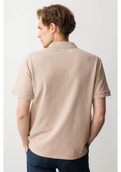 Erkek Polo Yaka T-Shirt Vizon fırsatları