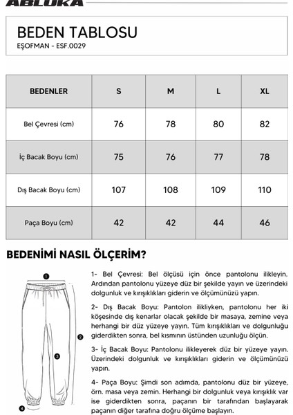 Baggy Fit Eşofman Siyah