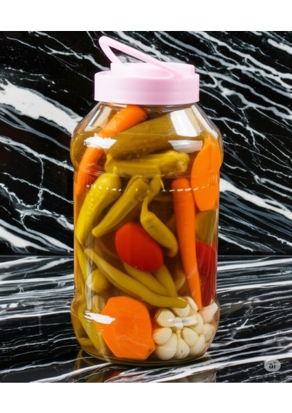 Büyük Boy Tutma Kollu Cam Kavanoz 8 Lt fiyatları