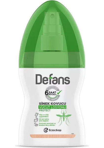 Defans Sinek Kovucu Vücut Losyonu Protect 100 ML