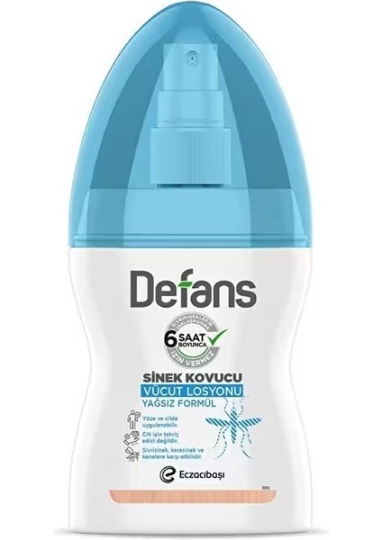 Sinek Kovucu Vücut Losyonu Yağsız Formül 100 ml