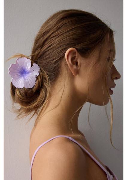 Tropik Hibiskus Çilek Mandal Toka