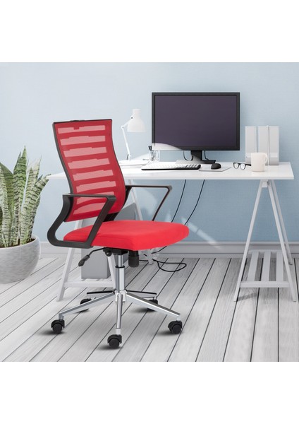 Capri Fileli Metal Ayaklı Ev Ofis Koltuğu Çalışma Koltuğu modelleri