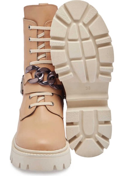 Nude Hakiki Deri Kadın Casual Bot - K23K1BT66868-Q9J