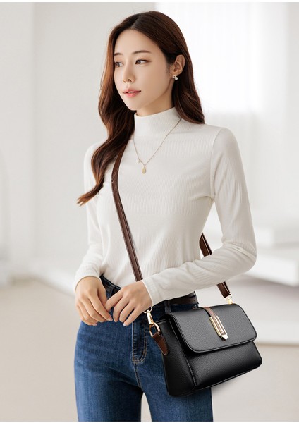 Yeni Küçük Kare Çanta Crossbody Çanta Zarif Mizaç Omuz Çantası (Yurt Dışından) modelleri