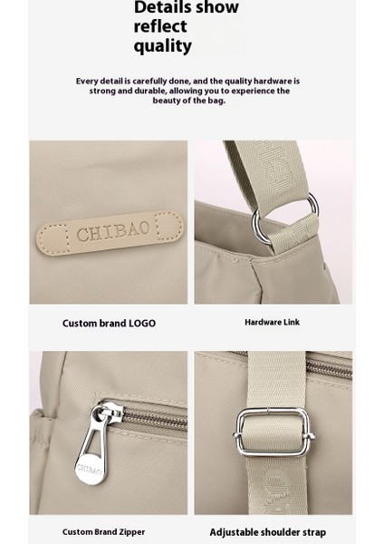 Kadın Basit Crossbody Çanta Günlük Yüz Omuz Çantası (Yurt Dışından)