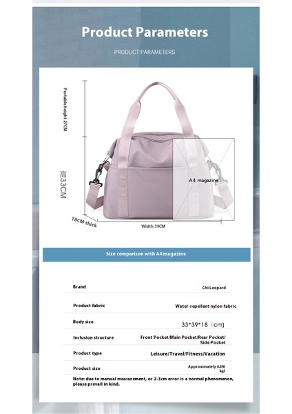 Spor Spor Çantası El Omuz Çantası Büyük Kapasiteli Naylon Çanta (Yurt Dışından) indirimleri