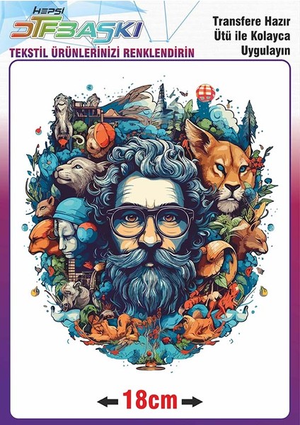 Ütü ile Kumaşa Yapışan Baskı