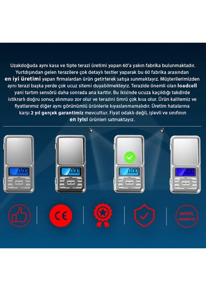 Lante Mh Hassas Cep Terazisi (200GR / 0.01GR) fiyatları