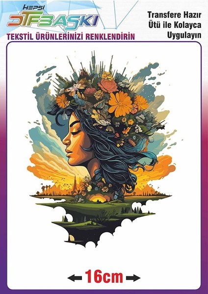 Ütü ile Kumaşa Yapışan Baskı