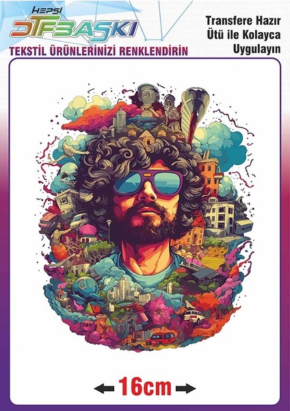 Ütü ile Kumaşa Yapışan Baskı